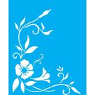 Stencil Opa 20 x 25 cm - Cantoneira Mandevilla - 2264 Stencil Opa 20 x 25 cm - Cantoneira Mandevilla - 2264