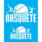 Stencil Opa 20 x 25 cm - Esporte Basquete - 3516 Stencil Opa 20 x 25 cm - Esporte Basquete - 3516