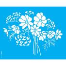 Stencil Opa 20 x 25 cm - Flor de Cosmos - 3319 Stencil Opa 20 x 25 cm - Flor de Cosmos - 3319