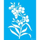 Stencil Opa 20 x 25 cm - Flor Erysimum - 3358