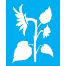 Stencil Opa 20 x 25 cm - Flor Girassol I - 2061 Stencil Opa 20 x 25 cm - Flor Girassol I - 2061