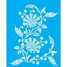 Stencil Opa 20 x 25 cm - Flores Abstratas - 3544 Stencil Opa 20 x 25 cm - Flores Abstratas - 3544
