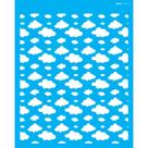 Stencil Opa 20 x 25 cm - Infantil Nuvens I - 2866
