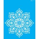 Stencil Opa 20 x 25 cm - Mandala Flor Oito Pontas - 2459