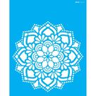Stencil Opa 20 x 25 cm - Mandala Flor Renda - 2461