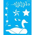 Stencil Opa 20 x 25 cm - PDBrasil Patos e Ornamentos - 3336 Stencil Opa 20 x 25 cm - PDBrasil Patos e Ornamentos - 3336