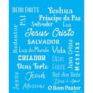 Stencil Opa 20 x 25 cm - Religião Estamparia Filho De Deus - 3553
