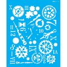 Stencil Opa 20 x 25 cm - Steampunk Art Engrenagens - 3115 Stencil Opa 20 x 25 cm - Steampunk Art Engrenagens - 3115