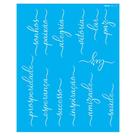 Stencil Opa 20x25 Palavras Lettering I 3019