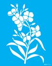 Stencil OPA 3358 - 20x25 cm FLOR ERYSIMUM - 50% Stencil OPA 3358 - 20x25 cm FLOR ERYSIMUM - 50%