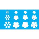 Stencil Opa 7 X 15 cm - Flores - 1961 Stencil Opa 7 X 15 cm - Flores - 1961