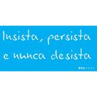 Stencil Opa 7 x 15 cm - Frase Insistir - 2324