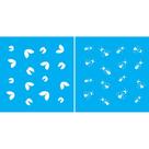 Stencil Opa Duplo 14 X 14 cm - Micro Joaninhas - 1174