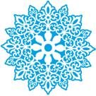 Stencil Para Pintura Sta-025 Mandala Rendada 14x14cm Litoarte