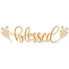 Stencil Pintura Blessed 8,4x28,5 Ste-398 Litoarte