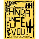 Stencil Pintura Coleção Nordeste Andá Cum Fé Eu Vou 21,1x17,2 Stm-737 Litoarte