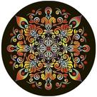 Stencil Pintura Especial Mandala Arabesco 30x30 Stqg-009 Litoarte
