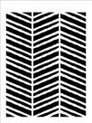 Stencil Pintura Estamparia Zigue-zague Irregulares 3351 15x20 Opa