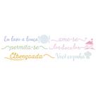 Stencil Pintura Kit Cozinha Frase 8,4x28,5 Ste-381 Litoarte