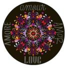 Stencil Pintura Mandala Amor Amour 30x30 Stqg-011 Litoarte