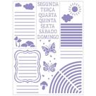 Stencil Pintura Planer Good Vibes 21,1x17,2 Stm-750 Litoarte