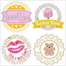 Stencil Pintura Selos Love You Stxx-201 20x20cm Litoarte
