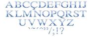 Stencil Pintura Simples Alfabeto 42X17 STG-051 - Litoarte