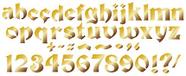 Stencil Pintura Simples Alfabeto Numeração e Simbolo 42X17 STG-054 - Litoarte