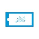 Stencil pombinhos 34,5x16,5cm - blue star