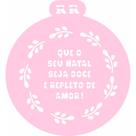 Stencil Redondo para Bolos - Natalinos - Ref. 3018 - 1 unidade - RR CORTADORES - Rizzo