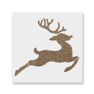 Stencil Revolution Estêncil Reutilizável de Mylar do Rudolph para Natal