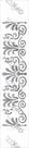Stencil Simples Arabesco Grego OPA2612 6x30