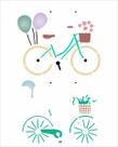 Stencil Simples Bicicleta Vintage 3166 20x25 Opa Stencil Simples Bicicleta Vintage 3166 20x25 Opa
