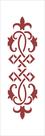 Stencil Simples Border Indiano Ii 435 10x30 Opa Stencil Simples Border Indiano Ii 435 10x30 Opa