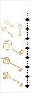 Stencil Simples Chaves 711 10x30 Opa Stencil Simples Chaves 711 10x30 Opa