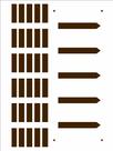 Stencil Simples Country Brasil Cerca 2933 15x20 Opa Stencil Simples Country Brasil Cerca 2933 15x20 Opa
