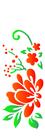 Stencil Simples Flor Estilizada Ii 2223 10x30 Opa