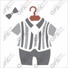 Stencil Simples Infantil Terninho Opa 1855 10x10