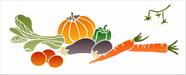 Stencil Simples Legumes 3162 17x42 Opa