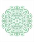 Stencil Simples Mandala Flor Bauer OPA2458 20x25
