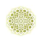 Stencil Simples Mandala Flor Opa2097 30,5x30,5