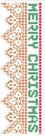Stencil Simples Negativo Renda Marry Christmas 2733 10x30 Opa Stencil Simples Negativo Renda Marry Christmas 2733 10x30 Opa