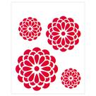Stencil Sp. 20X25 1245 Flores Redondas