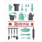 Stencil Sp. 20X25 1439 Estampas Receita