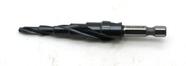 Step Drill TEMO Black AItin Coated M35 Cobalt 6 tamanhos