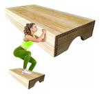 Step para treinamento aeróbico de madeira pinus box jump para exercício funcional Step para treinamento aeróbico de madeira pinus box jump para exercício funcional