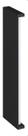 Sth9740pto/27 Arandela Reflex Preta 42cm 12w 2700k - Stella
