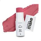 Stick 3 em 1 Malva 5g Minha Make Odorata Sombra Batom Blush REF 2733