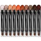 Stick de sombra LUXAZA PRO 10 unidades Shimmer Matte Brown Cream