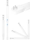 Stick extensor de tomada elétrica NLMRXI 22-34cm com 2 tomadas AC Stick extensor de tomada elétrica NLMRXI 22-34cm com 2 tomadas AC